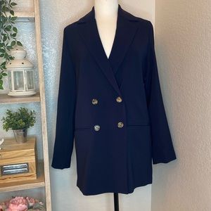 🆕Lost April navy blazer